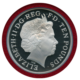 【SOLD】イギリス 2013年 10ポンド(5oz) 銀貨 ジョージ王子洗礼 NGC PF70UC