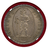 【SOLD】スイス ベルン 1823年 4フランケン銀貨 NGC MS63