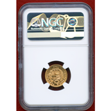 ペルー 1960年 10ソル 金貨 女神座像 NGC MS67