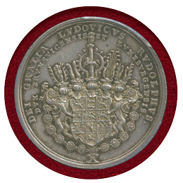 ドイツ ブラウンシュヴァイク-リューネブルク 1734年 銀メダル PCGS MS61