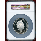 イギリス 2017年 ￡10(5オンス) 銀貨 クイーンズビースト ライオン PF70UC FS