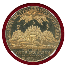 ドイツ ブラウンシュヴァイク 1973(1748) ターラー銀貨 リストライク NGC PF66UC