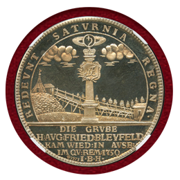 ドイツ ブラウンシュヴァイク 1973(1750) ターラー銀貨 リストライク NGC PF67UC