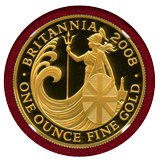 イギリス 2008年 金貨 ブリタニア 4枚セット NGC PF69UC