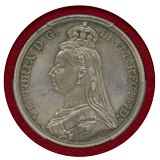 イギリス 1887年 クラウン プルーフ銀貨 ヴィクトリア ジュビリーヘッド NGC PF65