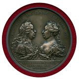 オーストリア(1717) マリア・テレジア ロイヤルファミリー リストライク 銀メダル MS63