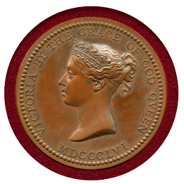 イギリス 1893年 ヴィクトリア女王 W.Wyon作 アート勲章 銅メダル