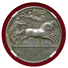 【SOLD】フランス 1805年 ナポレオン1世 戦勝記念銀メダル NGC MS61