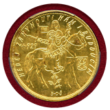 チェコスロバキア 1929年 5ダカット 金貨 聖ヴァーツラフ PCGS MS63