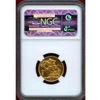 イギリス 1911年 ソブリン 金貨 ジョージ5世 NGC PF66