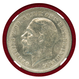 イギリス 1935年 クラウン 銀貨 ジョージ5世 NGC MS63
