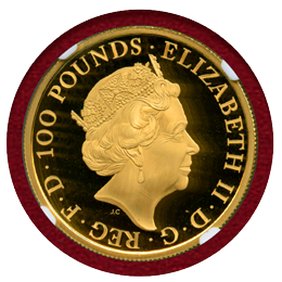 【SOLD】イギリス 2018年 £100-50ペンス 金貨 ブリタニア6枚セット Proof