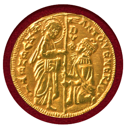 イタリア ヴェネチア 1382-1400年 ダカット 金貨 アントニオヴェニエル