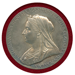 イギリス 1897年 ヴィクトリア女王 Diamond Jubilee 銀メダル