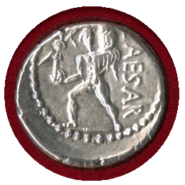 【SOLD】古代ローマ 紀元前47-46 デナリウス 銀貨 ジュリアス・シーザー