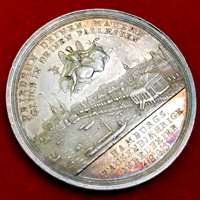 ドイツ 1803年 銀メダル ハンブルク市誕生1000年記念 都市景観