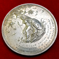 ドイツ 1803年 銀メダル ハンブルク市誕生1000年記念 都市景観
