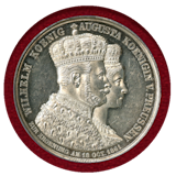 ドイツ プロイセン 1861年 銀メダル ヴィルヘルム1世戴冠記念 SP63