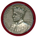 【SOLD】イギリス 1911年 銀メダル エドワード王子 PCGS SP64
