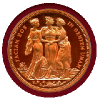 【SOLD】イギリス (1879) ファンタジー クラウン 3枚 スリーグレイセス PR66～67