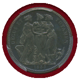 【SOLD】イギリス (1835) ファンタジー クラウン ピューター貨 スリーグレイセス PR64