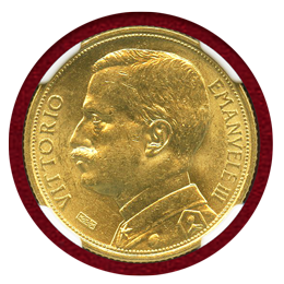 イタリア 1912R 20リレ 金貨 豊穣の女神 NGC MS63