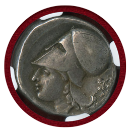 古代ギリシャ コリンティア コリント 紀元前4世紀頃 ステーター 銀貨 ペガサス NGC XF