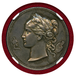 ドイツ 1887-Dated 銀メダル ベルリン 文化芸術博覧会 MS63