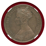 イギリス 1847年 銀貨 ゴシッククラウン UNDECIMO NGC PF61