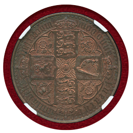 イギリス 1847年 銀貨 ゴシッククラウン UNDECIMO NGC PF61