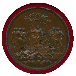 イギリス 1887年 銅メダル ヴィクトリア女王即位50周年記念 NGC MS66BN