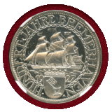 ワイマール共和国 1927A 3マルク 銀貨 ブレーマーハーフェン NGC PF64CAMEO