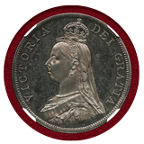 イギリス 1887 4シリング銀貨 ヴィクトリア ジュビリー NGC PF64CAM