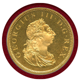 アイルランド 1805年 ペニー銅貨 ギルト ジョージ3世 PCGS PR64CAMEO