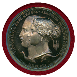 【SOLD】イギリス 1851年 銀メダル ロンドン万国博覧会記念 NGC MS63