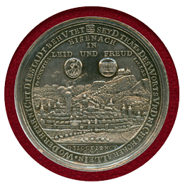ドイツ 1827年 宗教改革200周年記念銀メダル NGC AU DETAILS