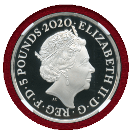 【SOLD】イギリス 2020年 ￡5 銀貨 ジョージ3世没後200年記念 NGC PF70UC