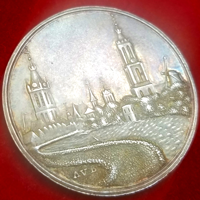 オランダ デルフト ND(1785) 銀メダル 都市景観