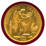 【SOLD】フランス 1901A 100フラン 金貨 エンジェル立像 PCGS MS62