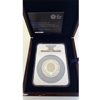 イギリス 2015年 10ポンド 銀貨 シャーロット王女洗礼 NGC GEM PROOF