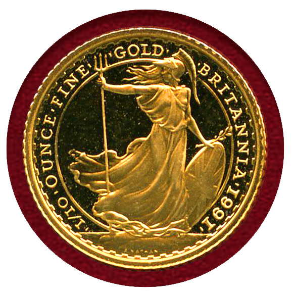JCC | ジャパンコインキャビネット / イギリス 1991年 10ポンド 金貨 ブリタニア プルーフ