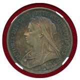 【SOLD】イギリス 1893年 クラウン 銀貨 ヴィクトリア オールドヘッド NGC PF64