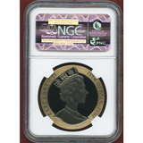 マン島 1990年 クラウン 金貨 ペニーブラック切手150周年記念 NGC GEM PROOF