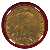 フランス 1900 10サンチーム 銅貨 マリアンヌ NGC MS64RB