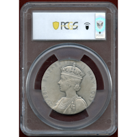 イギリス 1937年 銀メダル ジョージ6世戴冠記念 PCGS SP63