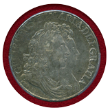 イギリス 1692年 クラウン銀貨 ウィリアム&メアリー PCGS XF40