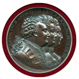 【SOLD】フランス 1794年 銅メダル ロイヤルファミリー ルイ16世没追悼 PCGS SP64