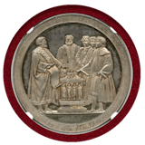 【SOLD】ドイツ 1828年 ポルトガレッサー銀打ちメダル 市民憲章300周年 MS64