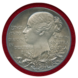 【SOLD】イギリス 1897 ヴィクトリア女王即位60周年 銀/銅メダルセット NGC MS62