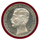 【SOLD】ドイツ シャウムブルク=リッペ侯国 1865年 ターラー銀貨 プルーフ PR65CAM